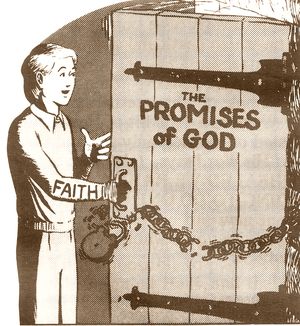 Faith opens the door of the Promises of God!