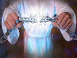 Jesus breaks the chains of bondage.