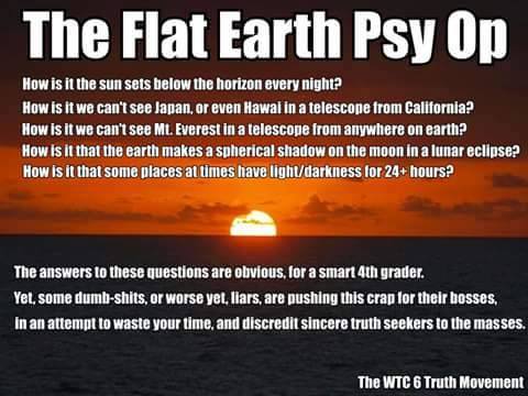 Flat Earth Psy Op